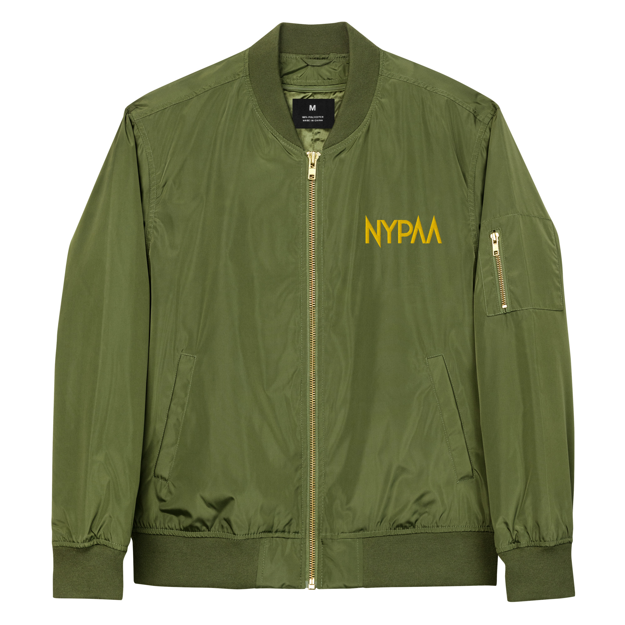 Premium Recycled NYPAA Bomber Jacket - Image 3